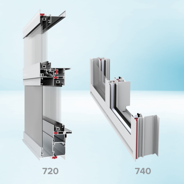 720/740 side sliding and single hung